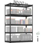 VEVOR Storage Shelves 24x48x72 inch Black product image 1