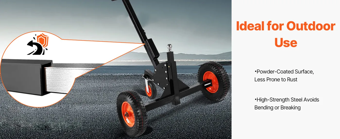 Heavy-Duty Trailer Dolly 1500 lbs Sturdy Construction