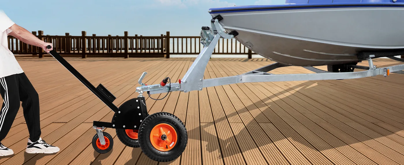 Heavy-Duty Trailer Dolly 1500 lbs Move Boat Trailer