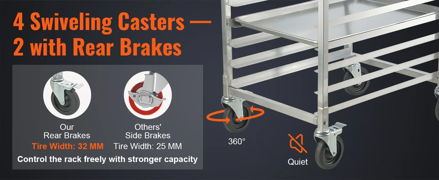 VEVOR Bun Pan Rack 20 Layers overview