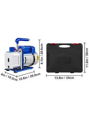 VEVOR Suction Pump 4.8CFM 1/4 HP Single Stage for HVAC A/C C feature 8