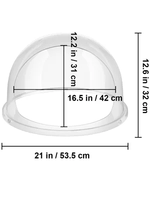 VEVOR 20.5" Diameter Candy Floss Cover for Candy Floss Maker feature 8