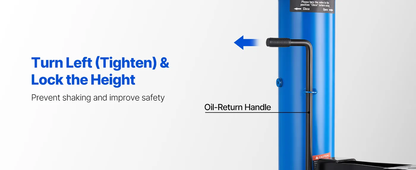 VEVOR Transmission Jack Blue 1100 lbs Lock the Height
