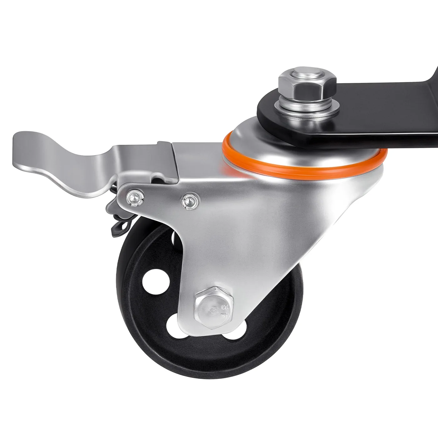 VEVOR Transmission Jack Blue 1100 lbs Swivel Casters