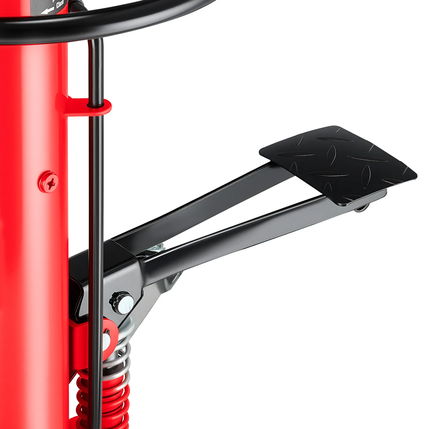 VEVOR Transmission Jack Red 1100 lbs Hydraulic Pedal