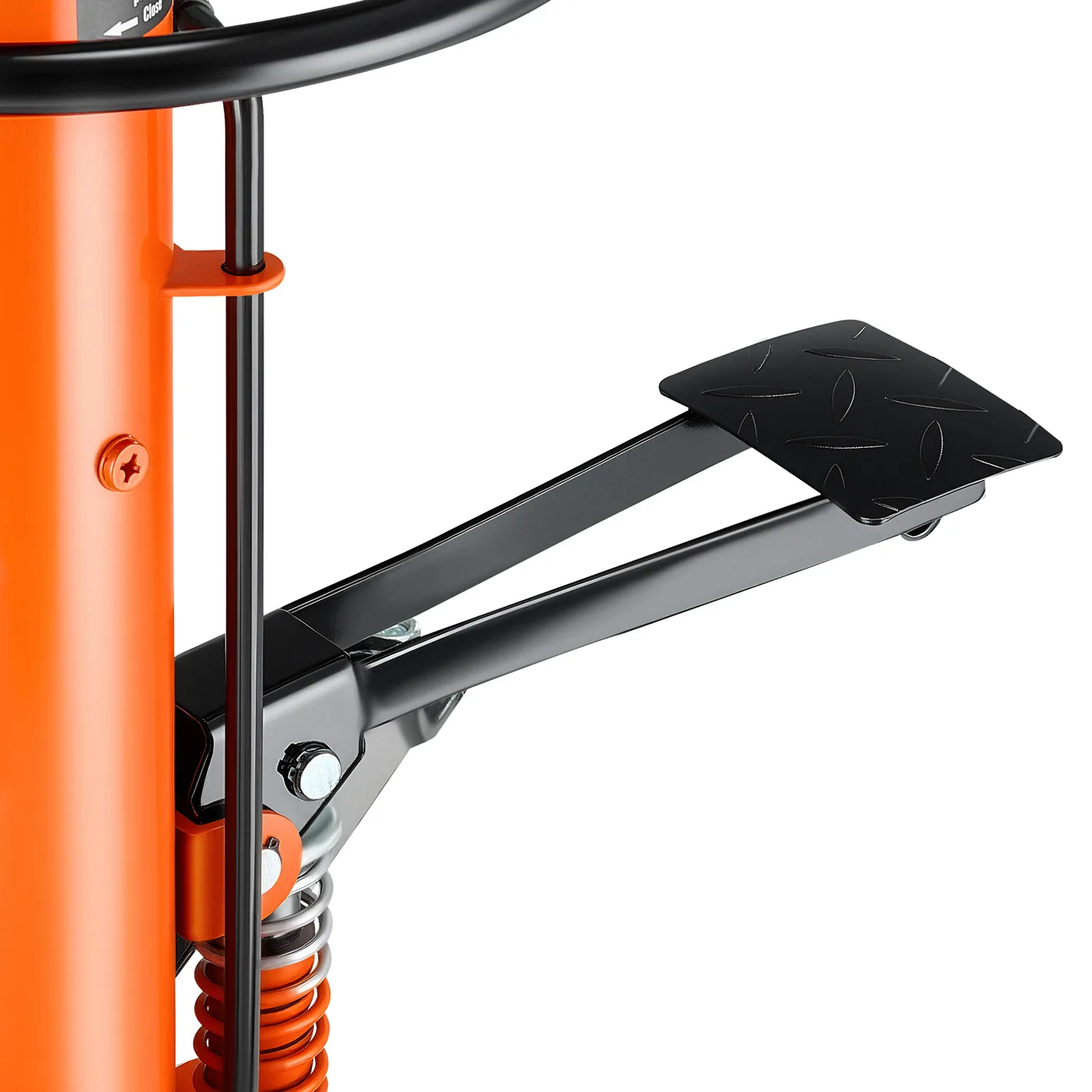 VEVOR Transmission Jack Orange 1100 lbs Hydraulic Pedal