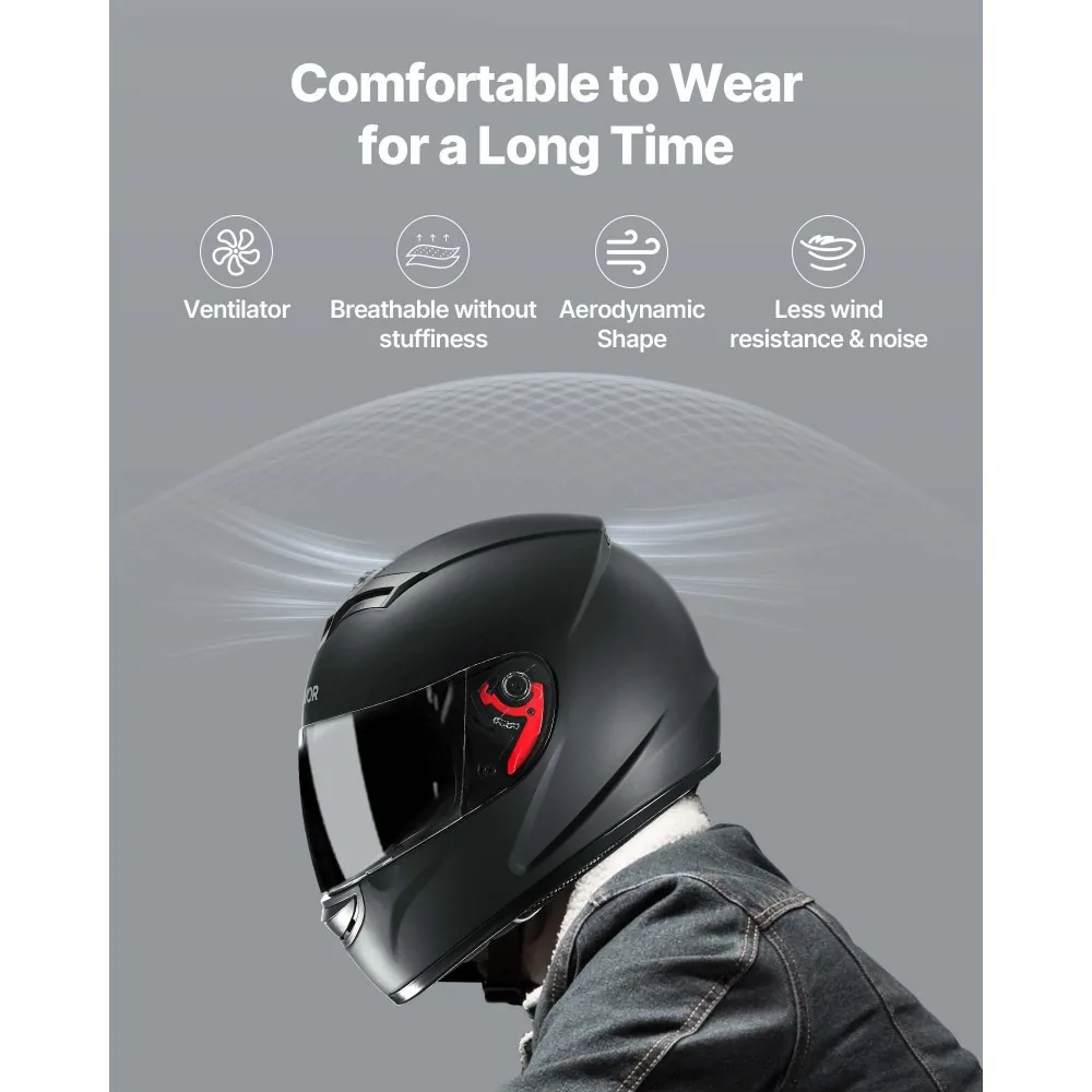 VEVOR Motorcycle Helmet Size L product image 5