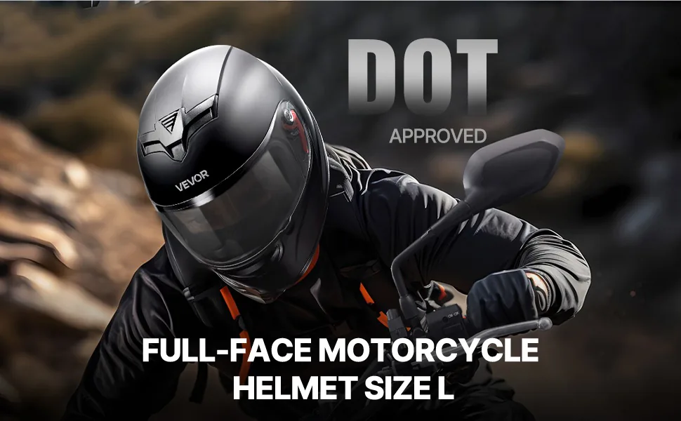 VEVOR Motorcycle Helmet Size L overview
