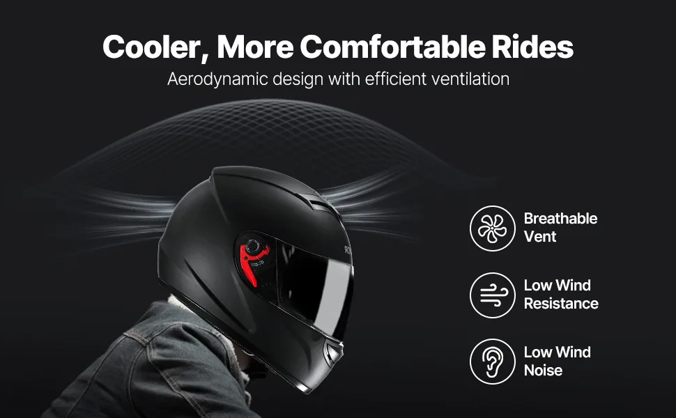 VEVOR Motorcycle Helmet Size L feature 3