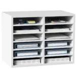 VEVOR Literature Organizers White 12 Compartments product image 1