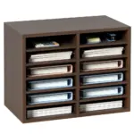 VEVOR Literature Organizers Vintage Brown 12 Compartments product image 1