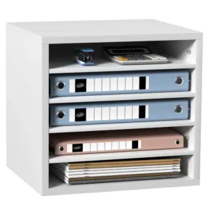 VEVOR Literature Organizers White 5 Compartments product image 1