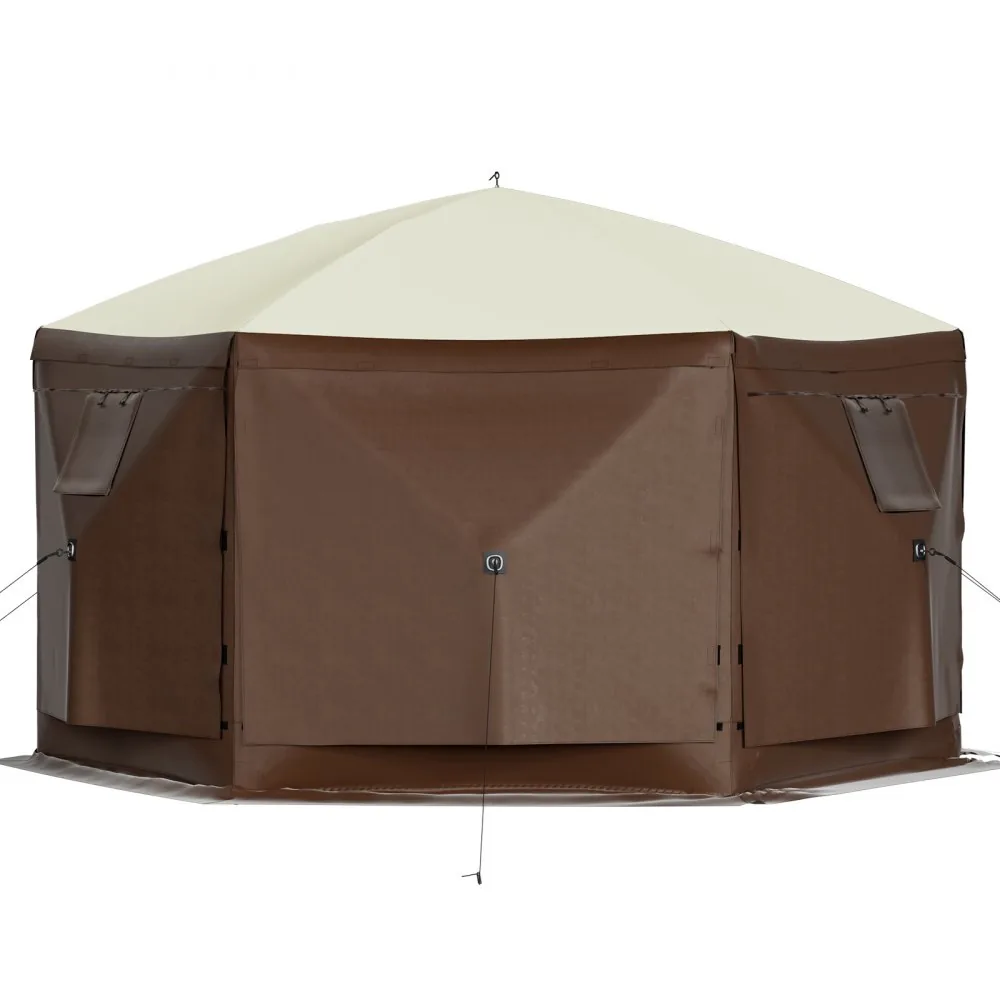 VEVOR screen tent with ground stakes and ropes