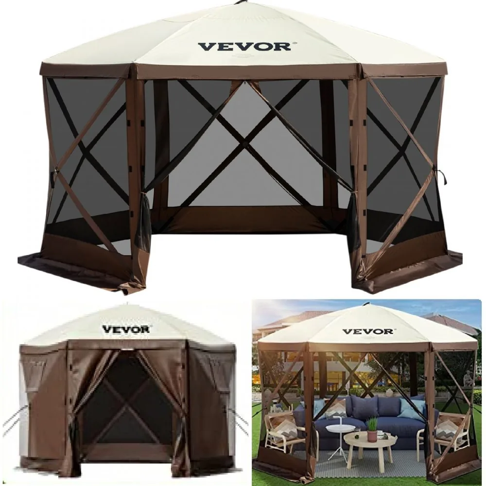 VEVOR gazebo canopy shelter for family picnic