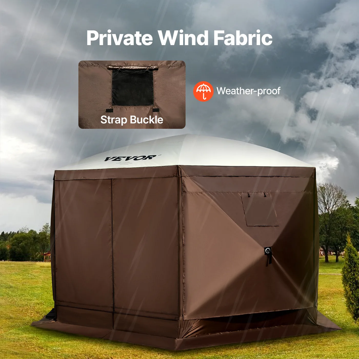 VEVOR gazebo tent privacy wind clothes