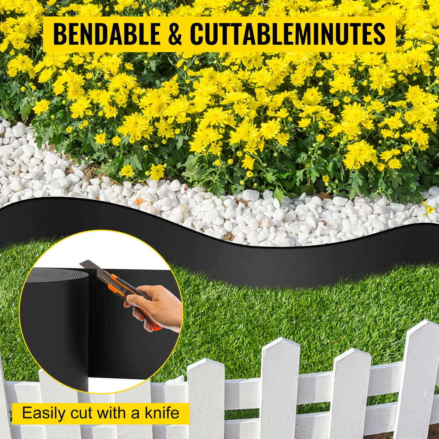 VEVOR Landscape Edging 10 inch x 300 ft feature 5