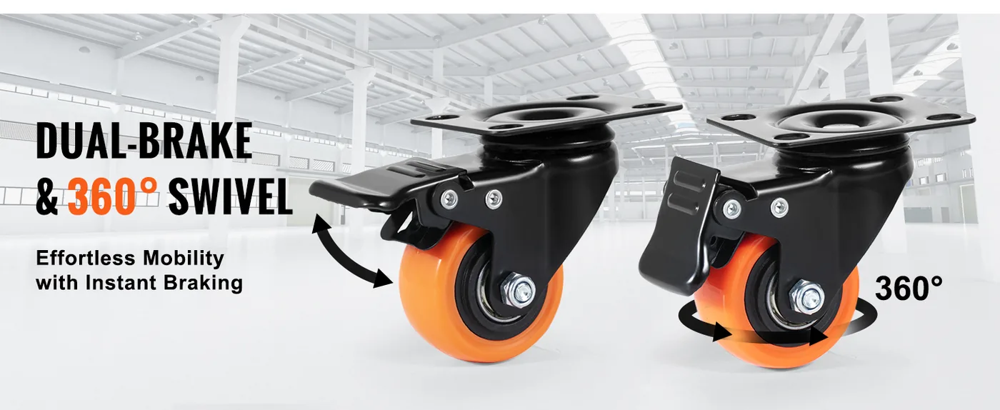 VEVOR Caster Wheels 2 inch feature 1