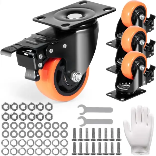 VEVOR Caster Wheels 3 inch product image 1