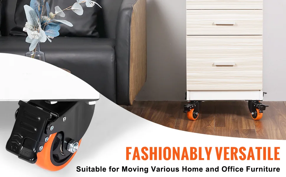 VEVOR Caster Wheels 3 inch feature 4