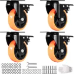 VEVOR Caster Wheels 4 inch product image 1