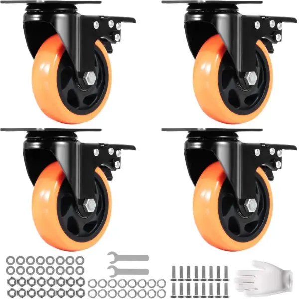VEVOR Caster Wheels 4 inch product image 1
