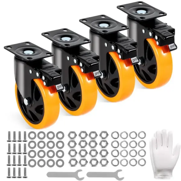 VEVOR Caster Wheels 5 inch product image 1