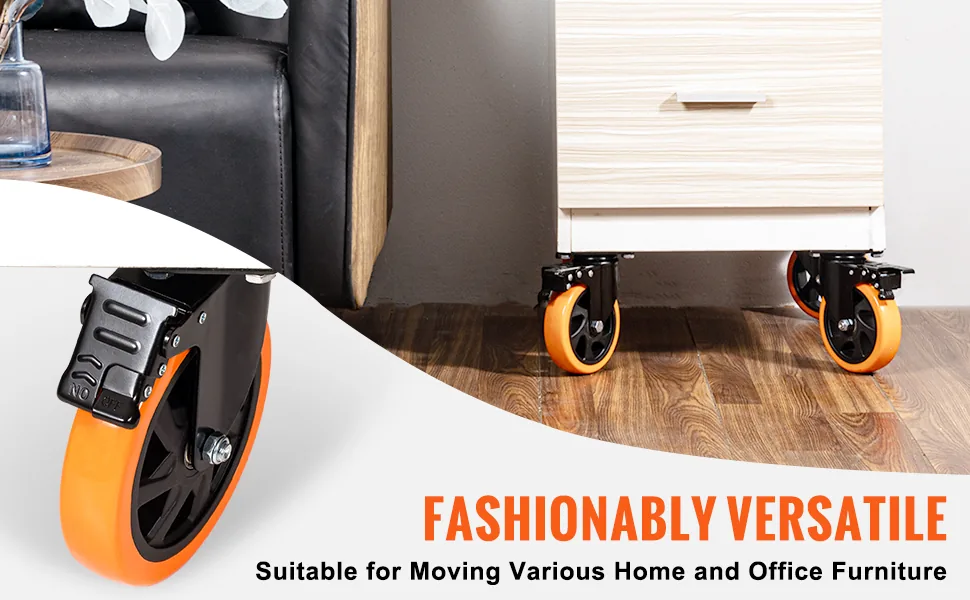 VEVOR Caster Wheels 5 inch feature 4