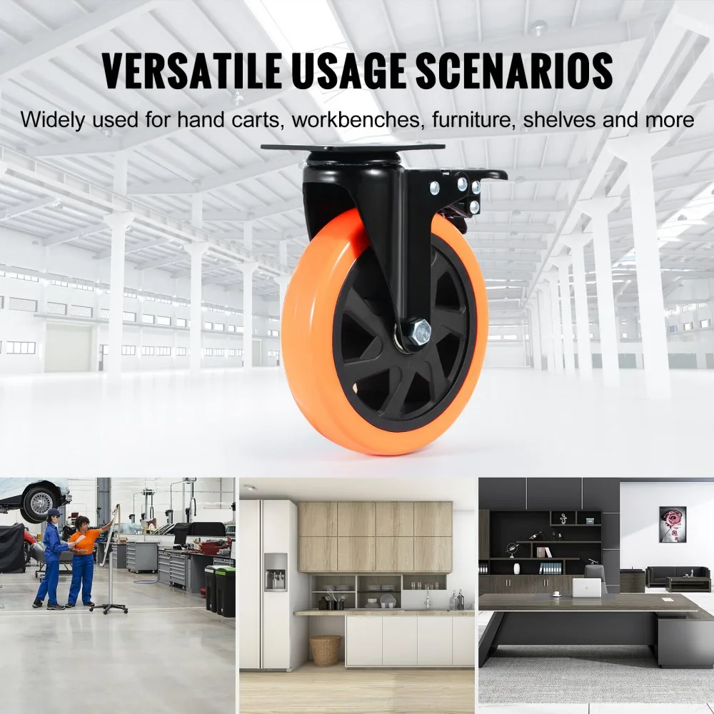 VEVOR Caster Wheels 6 inch product image 6