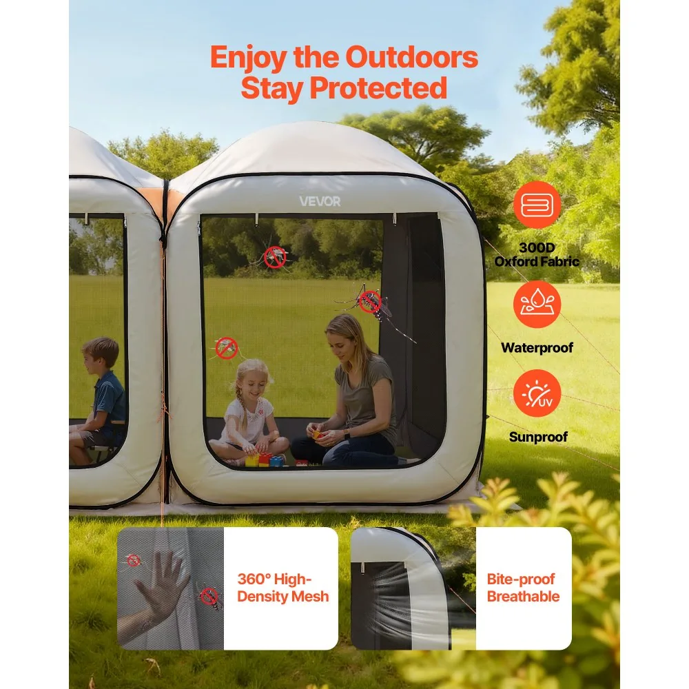 VEVOR Screen House Tent 12*6ft 2-in-1 model product image 7