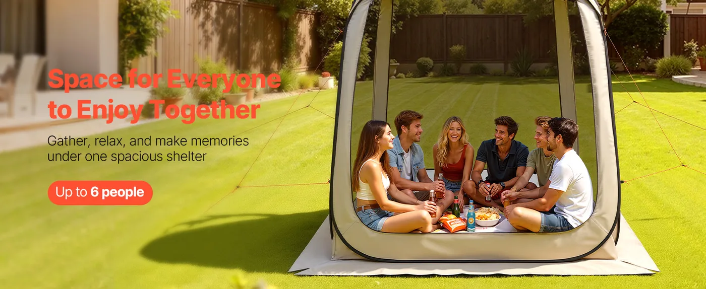 VEVOR Screen House Tent 6*6ft Basic model Large Space
