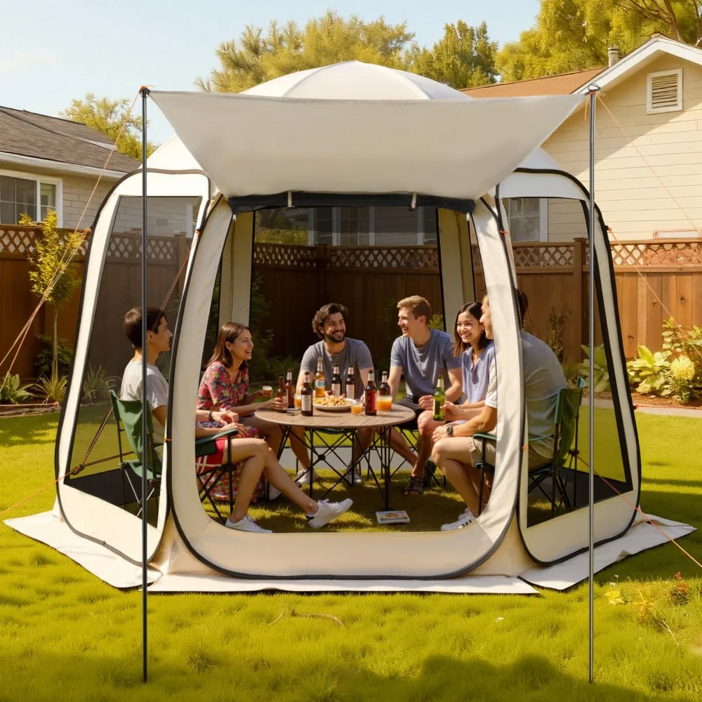VEVOR Screen House Tent 10*9.2ft Canopy type product image 8