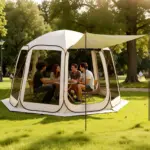 VEVOR Screen House Tent 12*11ft Canopy type product image 1