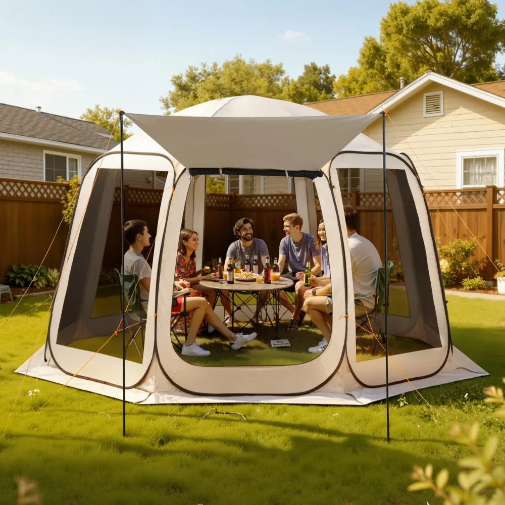 VEVOR Screen House Tent 12*11ft Canopy type product image 8