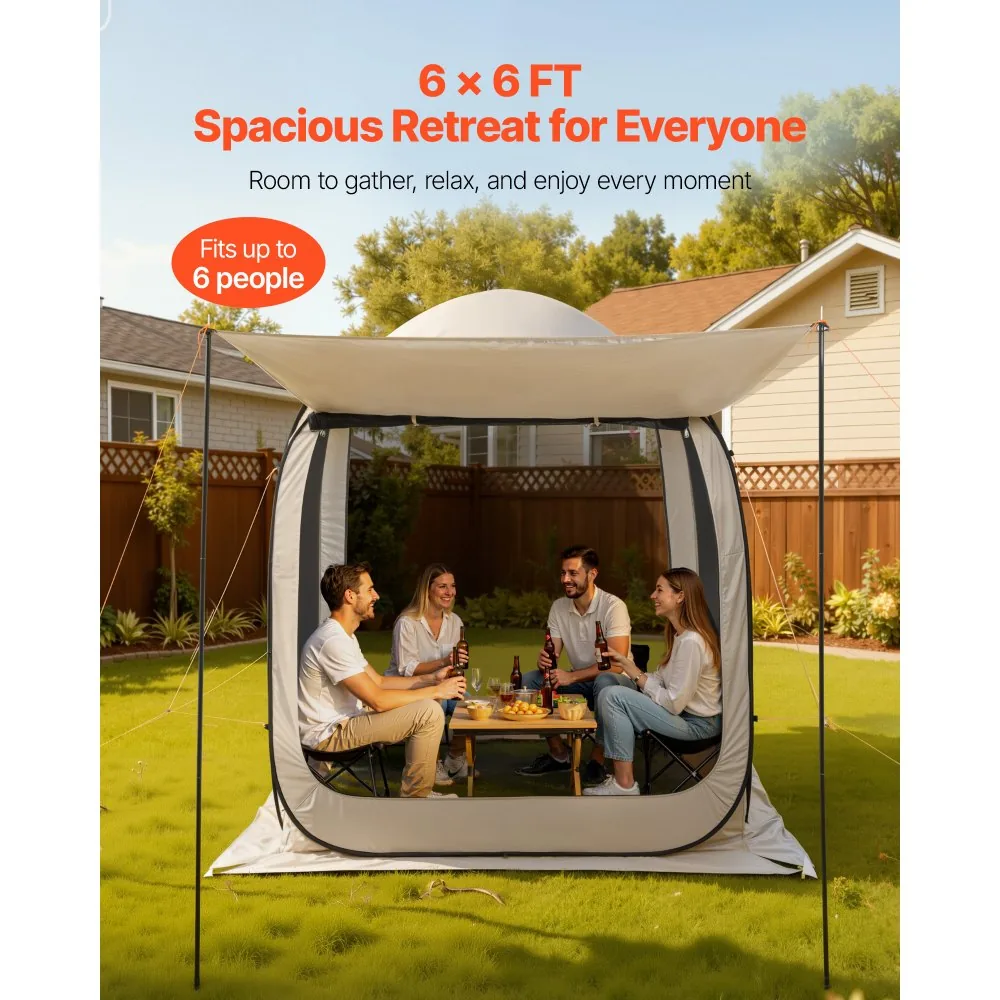 VEVOR Screen House Tent 6*6ft Canopy type product image 3