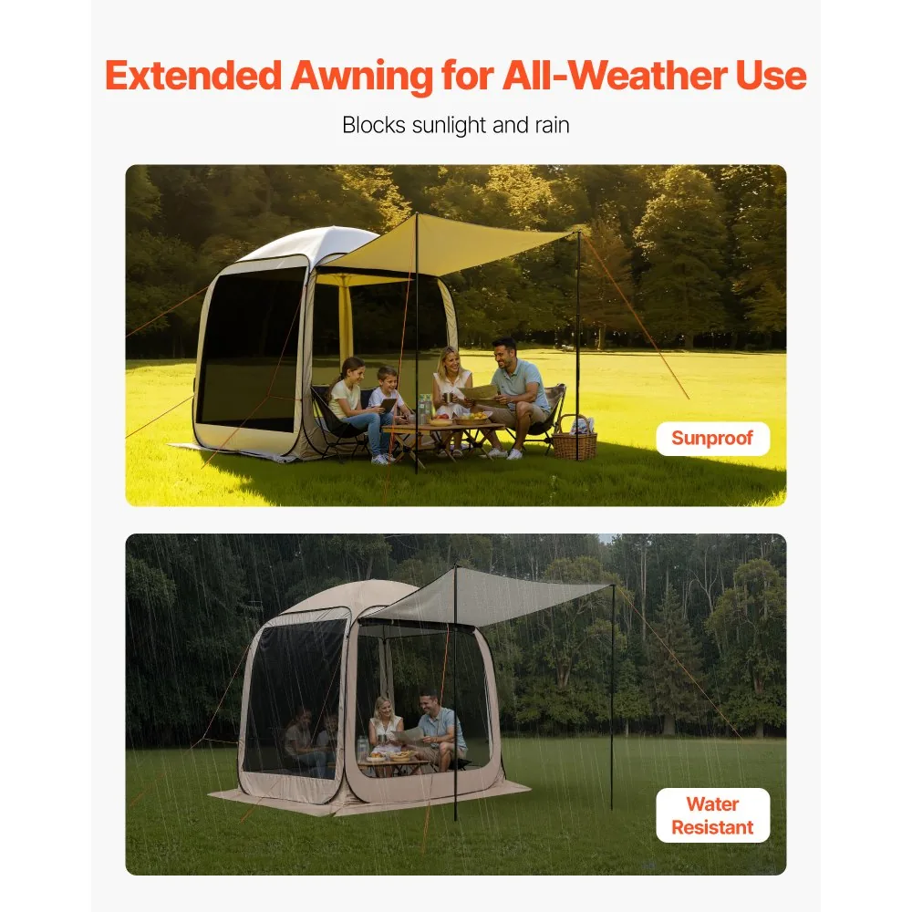 VEVOR Screen House Tent 6*6ft Canopy type product image 6