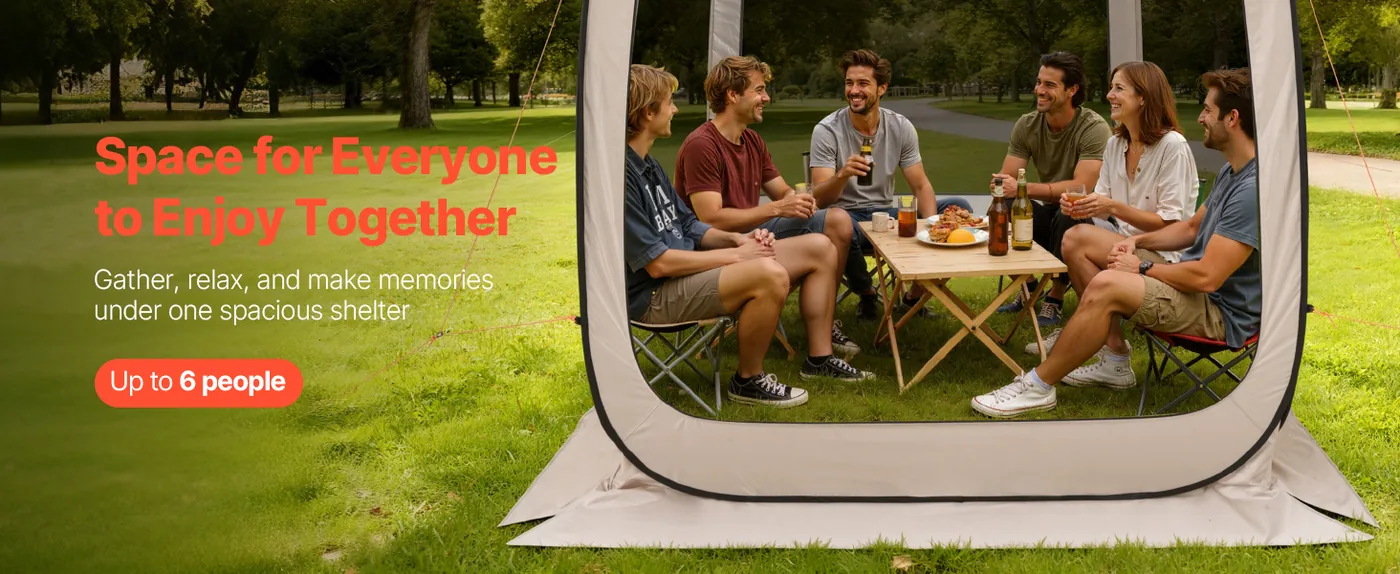 VEVOR Screen House Tent 6*6ft Canopy type Large Space