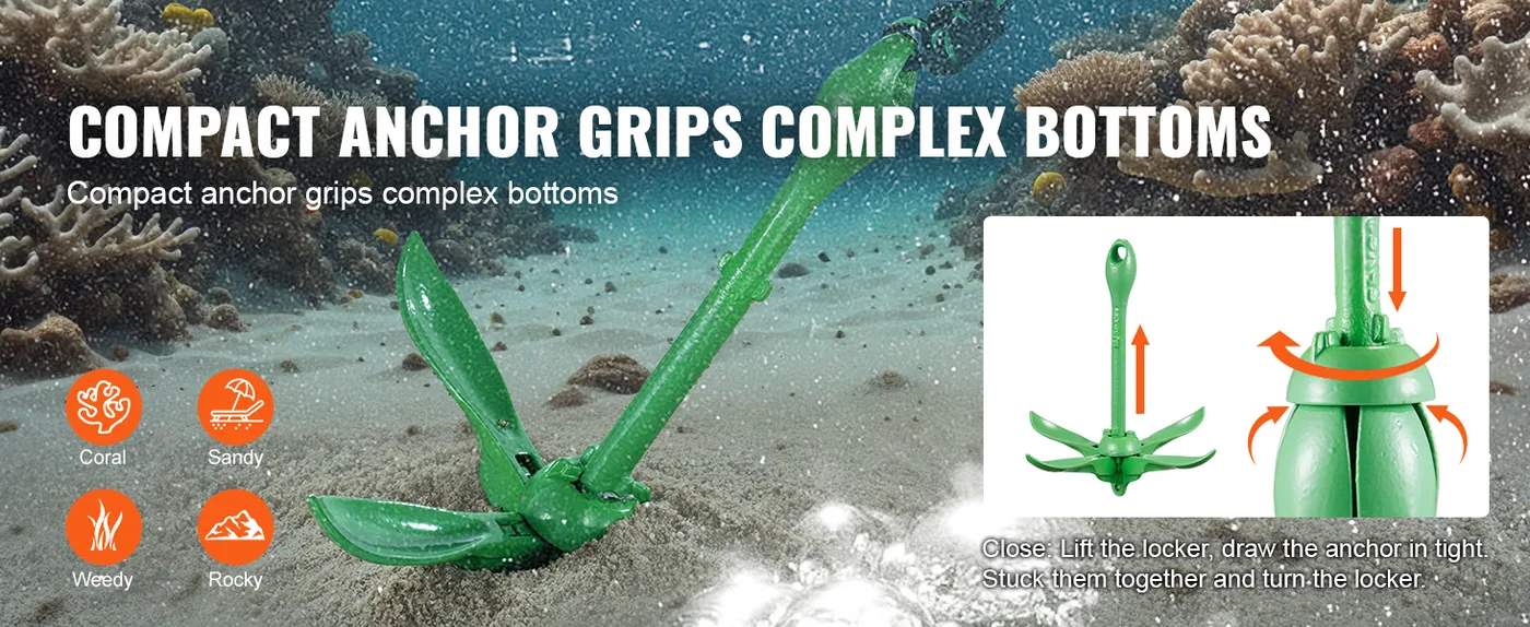 VEVOR Kayak Anchor Kit 3.5 lbs feature 1