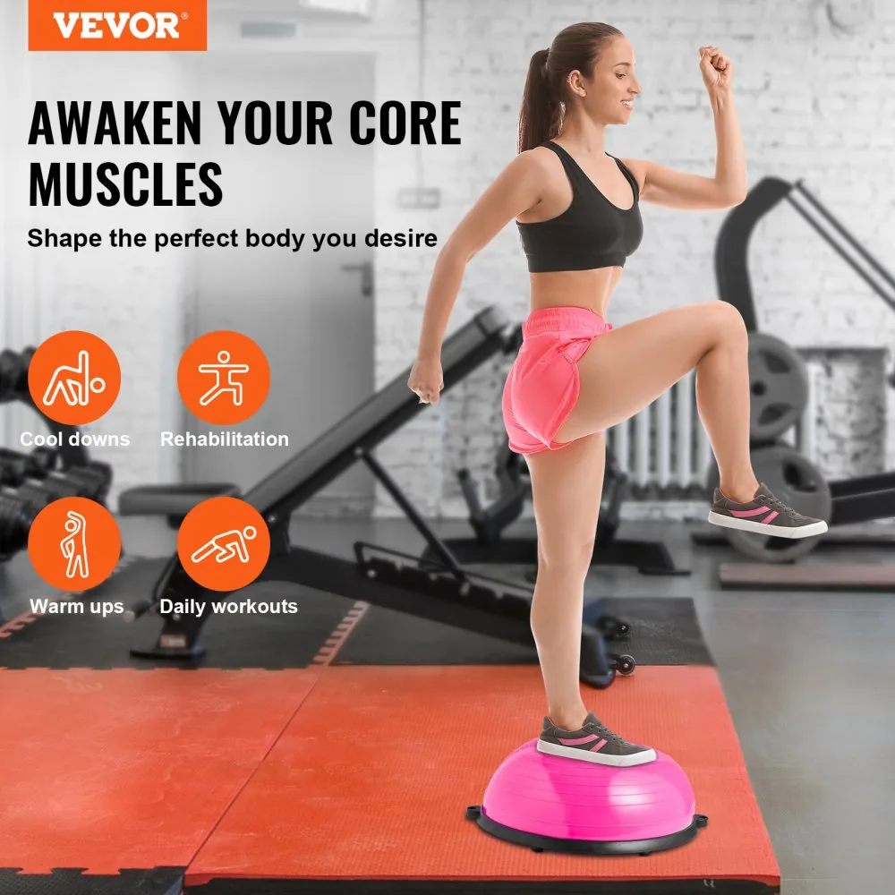 VEVOR balance ball trainer during home workout