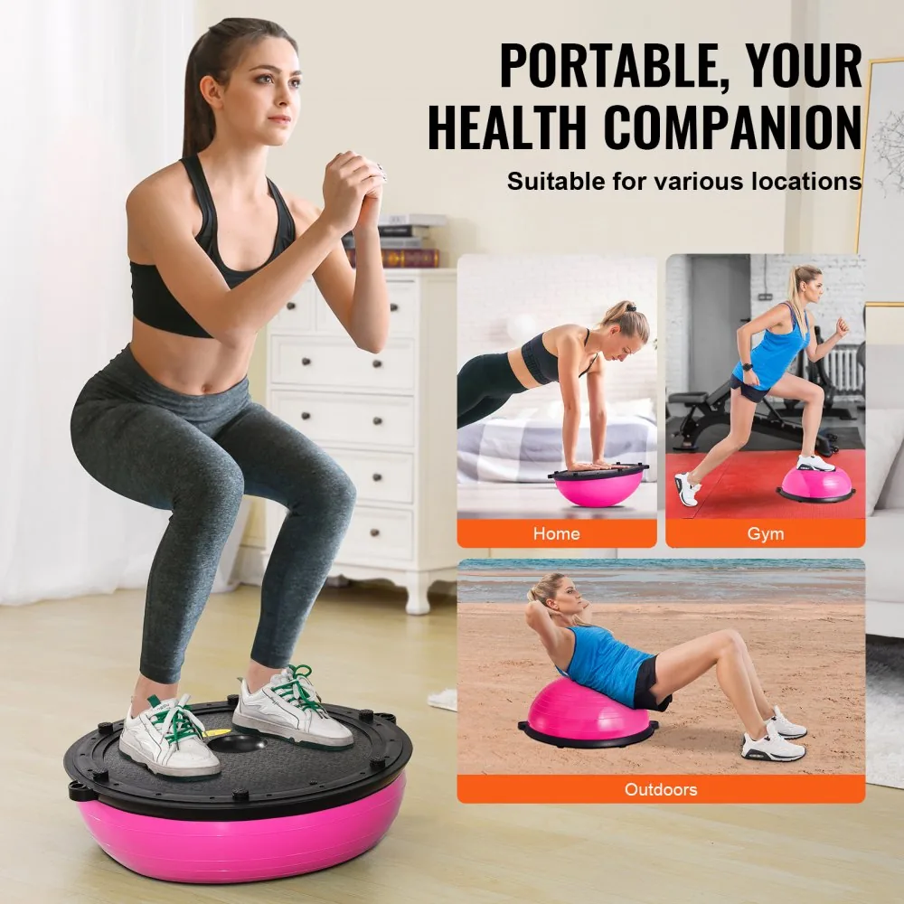 VEVOR half exercise ball dimensions