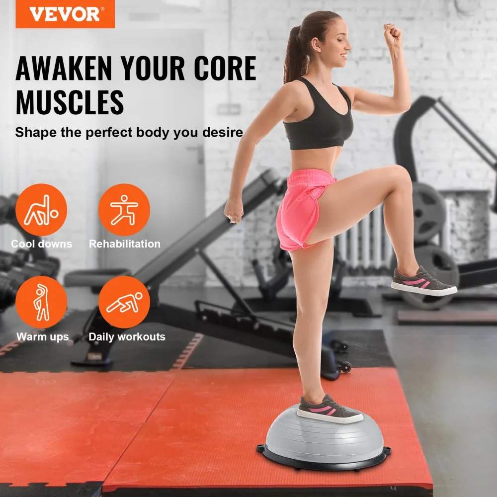 VEVOR balance ball trainer during home workout