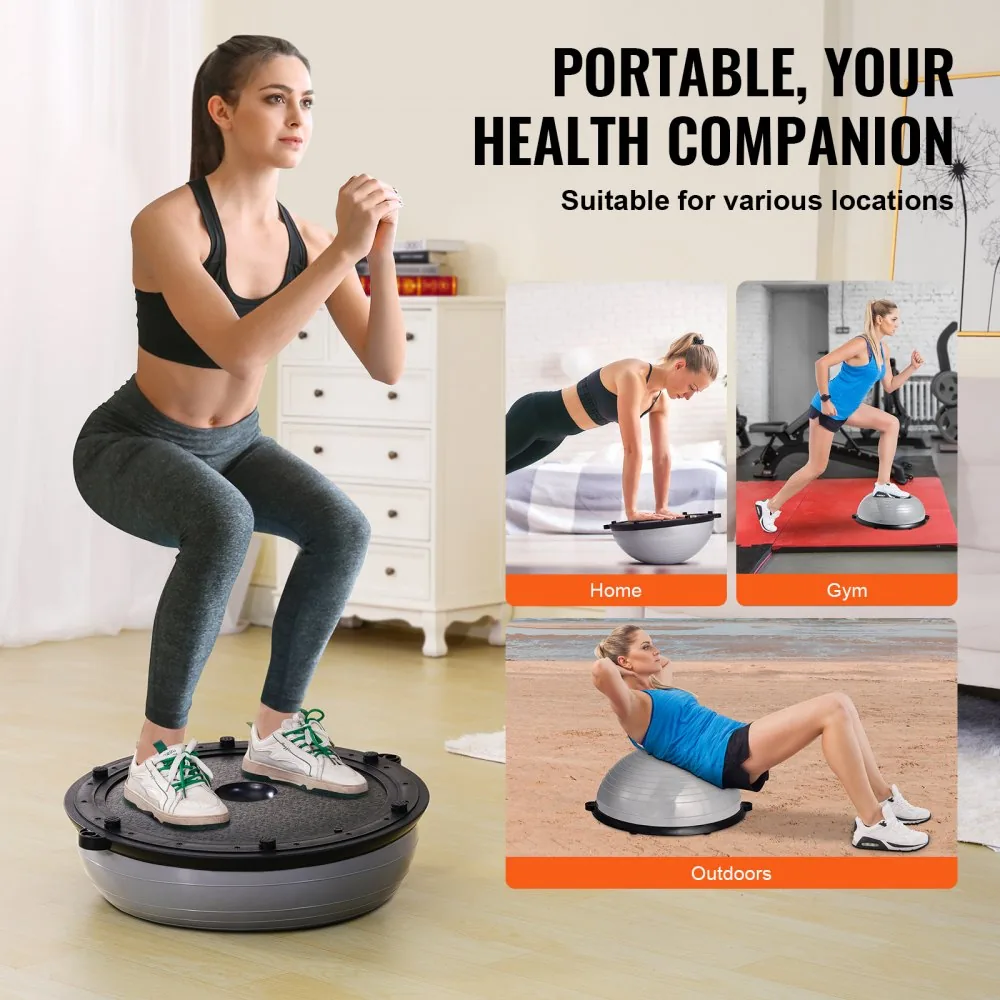 VEVOR half exercise ball dimensions