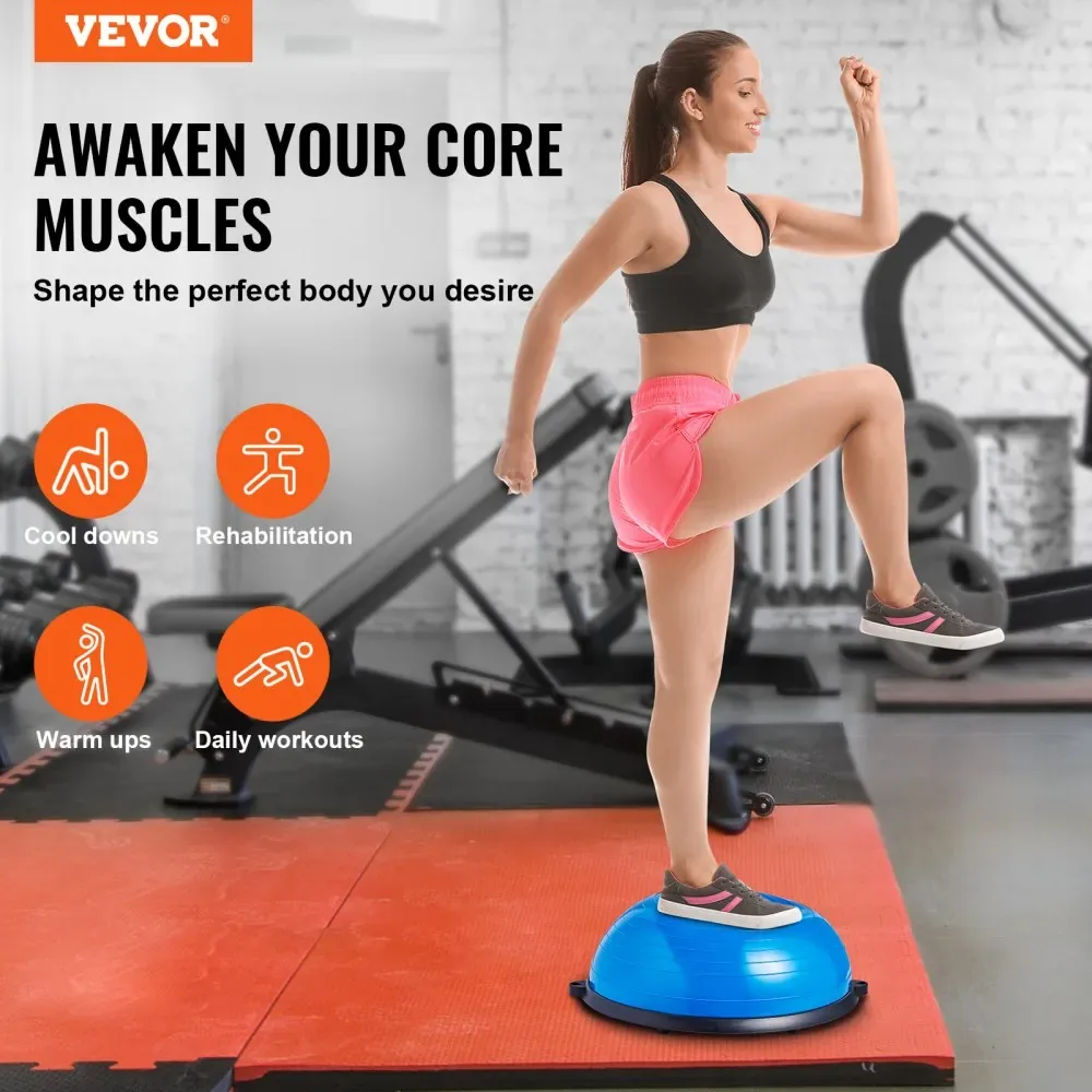 VEVOR balance ball trainer during home workout