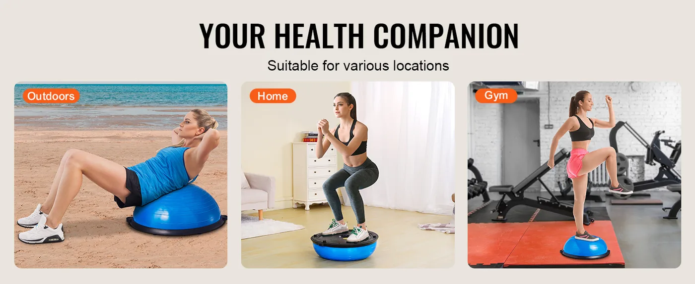 VEVOR balance ball quick inflation with foot pump