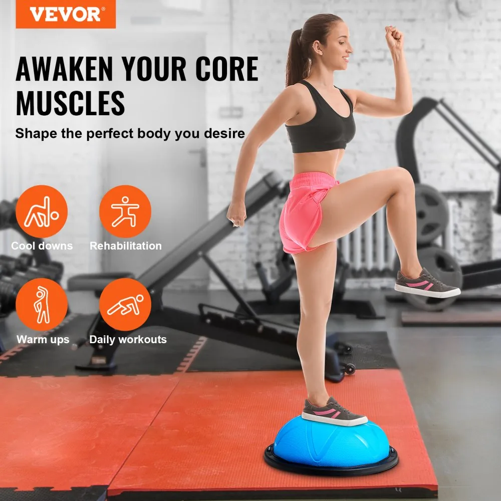 VEVOR balance ball trainer during home workout