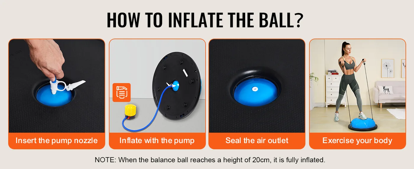 VEVOR exercise ball 660 lbs capacity