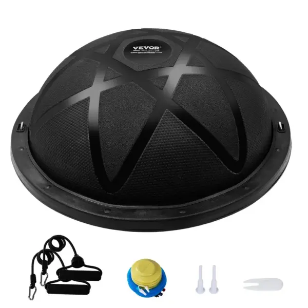 VEVOR 23 inch half exercise ball trainer front view
