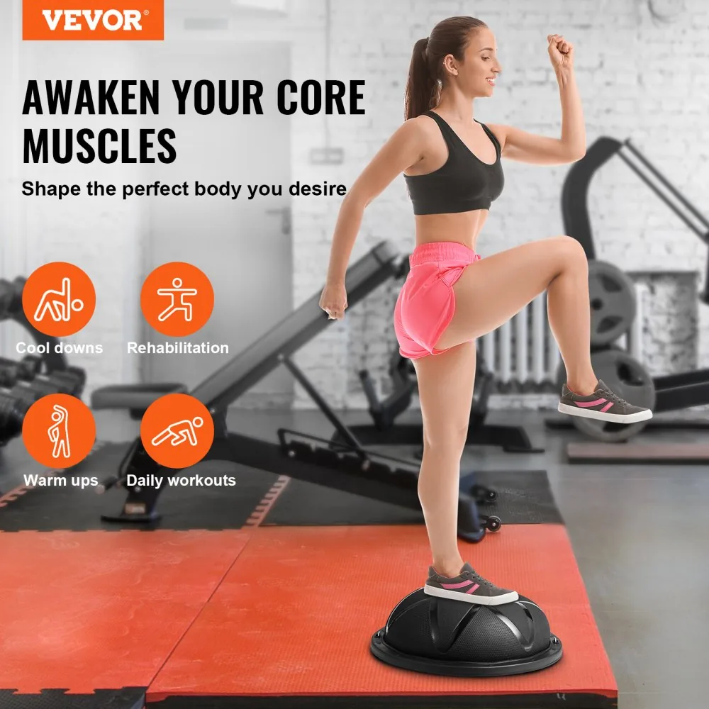 VEVOR balance ball trainer during home workout