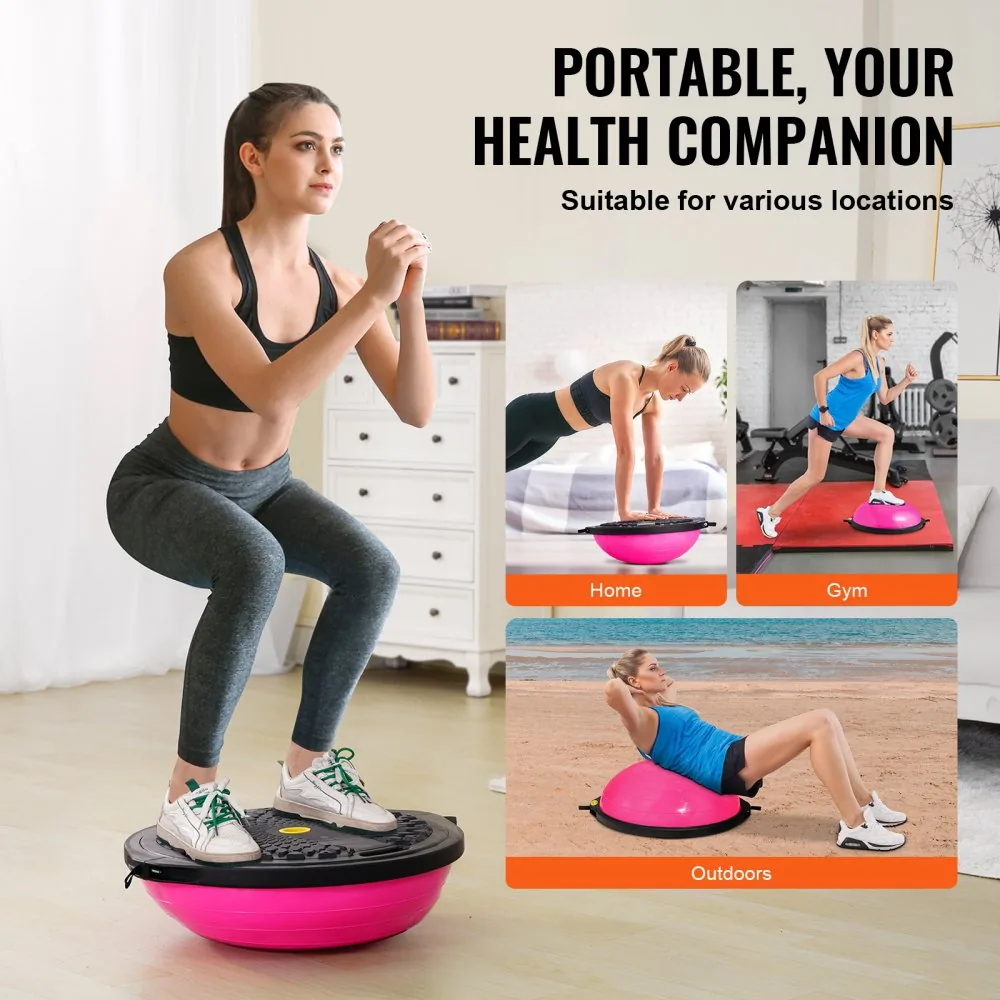 VEVOR half exercise ball dimensions