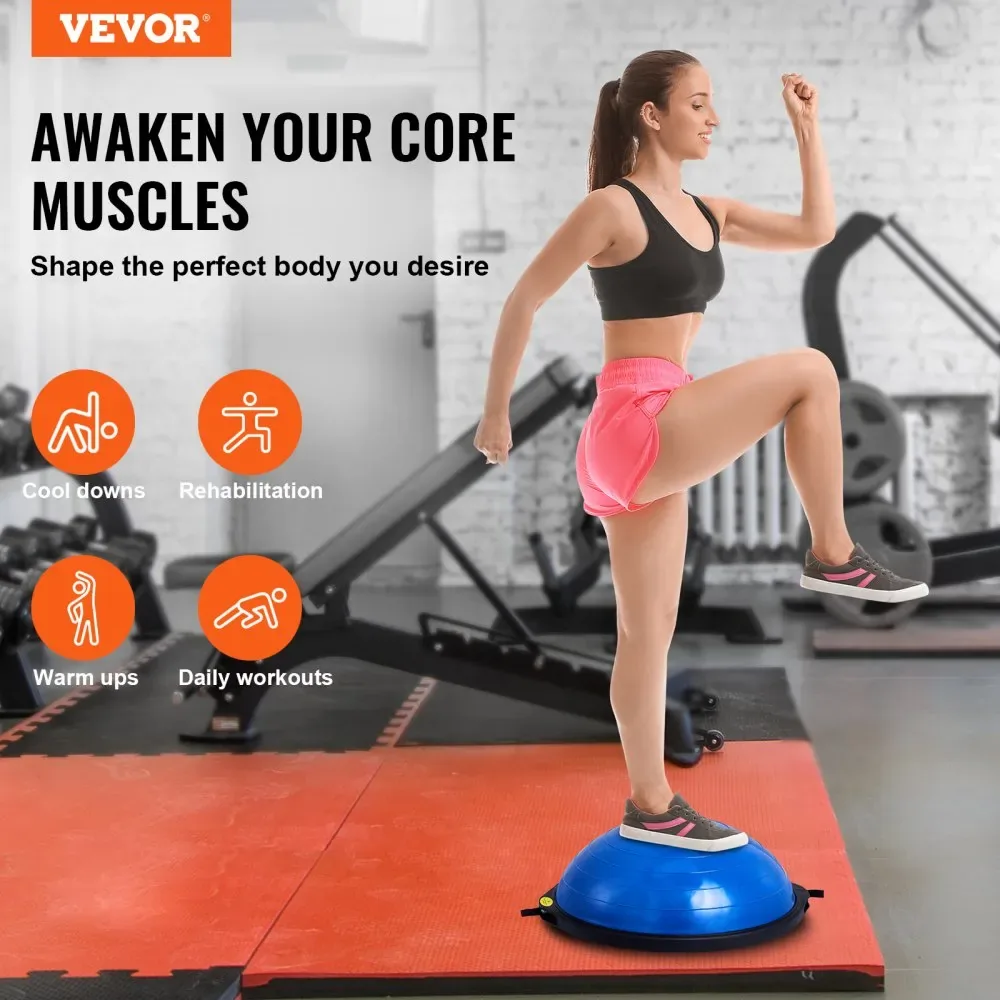 VEVOR balance ball trainer during home workout