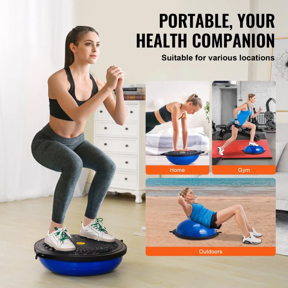 VEVOR half exercise ball dimensions